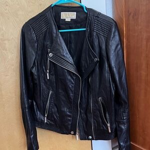 Michael Kors Black leather jacket